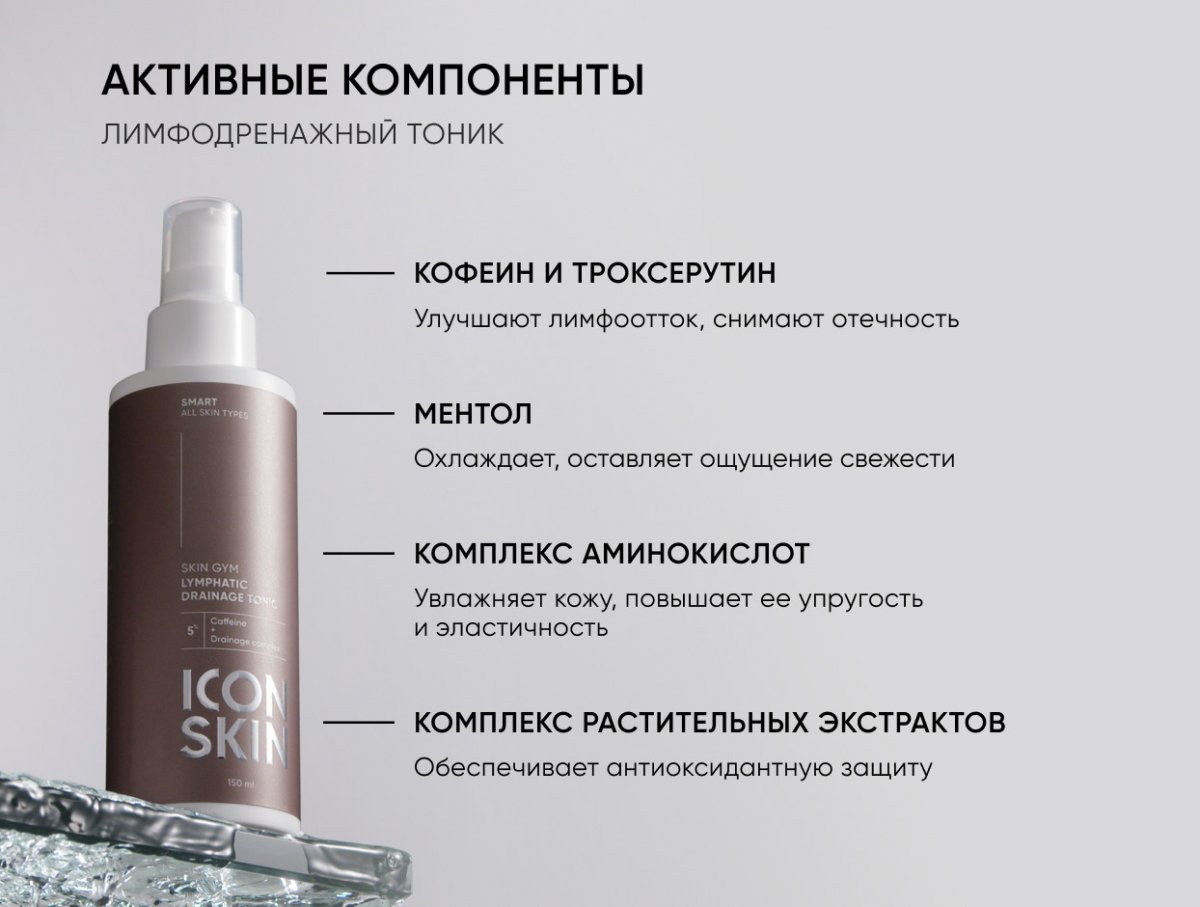Лимфодренажный тоник Skin Gym / Skin Gym Lymphatic Drainage Tonic